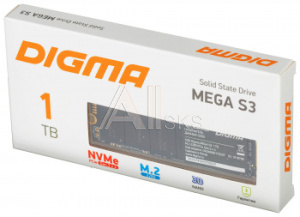 1618786 Накопитель SSD Digma PCI-E 3.0 x4 1Tb DGSM3001TS33T Mega S3 M.2 2280