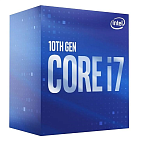 BX8070110700F CPU Intel Core i7-10700F (2.9GHz/16MB/8 cores) LGA1200 BOX, TDP 65W, max 128Gb DDR4-2933, BX8070110700FSRH70