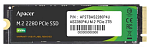 SSD APACER AS2280P4U 2TB M.2 2280 PCIe Gen3x4, R3500/W3000 Mb/s, 3D NAND, MTBF 1.8M, NVMe, 1300TBW, Retail, 5 years (AP2TBAS2280P4U-1)