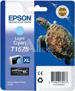 C13T15754010 Картридж Epson I/C R3000 Light Cyan Cartridge