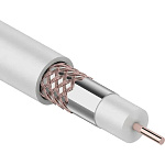 11046044 PROconnect (01-2206) Кабель коаксиальный RG-6U, 75Ом, Cu/Al/Cu, 48%, 100м, INDOOR, белый