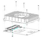 Радиатор с вентилятором TS008-CEM500