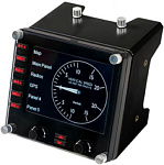 489259 Панель радиоприборов Logitech G Saitek Pro Flight Instrument Panel черный USB виброотдача