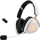 Гарнитура ASUS ROG DELTA II-KJP/WHT, 2.4GHz, Bluetooth, 3.5mm, 315g, 20Hz~20kHz, RGB Lighting, White