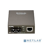 D-Link DMC-F60SC/B1A Медиаконвертер с 1 портом 10/100Base-TX и 1 портом 100Base-FX с разъемом SC для одномодового оптического кабеля (до 60 км)