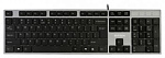 656673 Клавиатура A4Tech KD-300 серый/черный USB slim