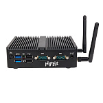 1000750009 Неттоп/ HIPER BASIS BC119 Intel N-series N100(0.8Ghz)/16384Mb/512SSDGb/noDVD/BT/WiFi/war 1y/0.65kg/черный/Win11Pro + Безвентиляторный/БП 36Вт/металл