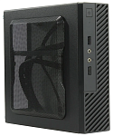 6133715 Жесткий диск POWERMAN Slim Case ME100S-BK U3*2, front fan 4cm, HDD frame Upper type+ "L"+"I" types 120W adapter, GM-120 DC-ATX Mini ITX