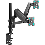 G140-B ONKRON кронштейн (держатель) для двух мониторов 13"-32" дюймов настольный, черный G140