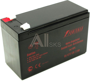 1000425603 Батарея POWERMAN Battery CA1272, напряжение 12В, емкость 7Ач,макс. ток разряда 105А, макс. ток заряда 2.1А, свинцово-кислотная типа AGM, тип клемм