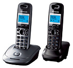 582589 Р/Телефон Dect Panasonic KX-TG2512RU1 серый металлик (труб. в компл.:2шт) АОН