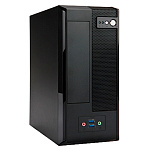 6115718 Slim Case InWin BM677 Black 160W IP-AD160-2 H 2*USB 3.0+AirDuct+Fan+Audio Mini-ITX