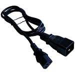LAN-PP13/20-5.0-BK Шнур питания С13-C20, 3х0.75, 220В, 10А, черный, 5 метров