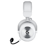 11060640 Наушники с микрофоном Logitech G Pro X 2 Lightspeed белый мониторные BT/Radio/3.5mm оголовье (981-001271)