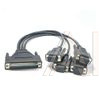 82084 Кабель Advantech OPT4A-AE Кабель интерфейсный с разъемами DB-37 -to- 4xDB-9, 0.3м, ПВХ