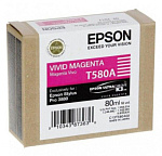 806238 Картридж струйный Epson T580A C13T580A00 пурпурный (80мл) для Epson Stylus Pro 3880