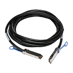 FiberTrade Кабель прямого подключения FT-QSFP+CabP-AWG26-5 (40G, 26AWG QSFP+, 5м)
