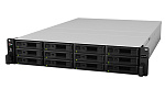 RS3617RPxs Synology (Rack2U) QC2,4Ghz/8Gb(64)/RAID0,1,10,5,6/up to12HP HDDs SATA(3,5'or2,5')up to 36 with 2xRX1217RP/2xUSB/4GigEth(2x10Gb opt)/iSCSI/2xIPcam(up t