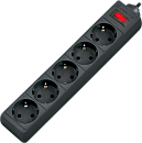 1000426003 Сетевой фильтр Defender ES 3 3 м, черный, 5 розеток/ Surge Protector Defender ES 3 3m, black, 5 outlets