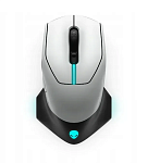 570-ABCQ Dell Mouse AW610M Alienware; Gaming; Wired/Wireless; USB; Optical; 16000 dpi; 7 butt; Lunar light