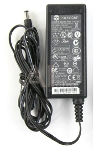 1000578612 Блок питания/ Power Supply for the Poly Studio USB and Poly Studio X50. External Level VI, 12v/5A, Positive center pole. Order power cord