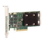Broadcom/LSI 9560-16I SGL (05-50077-00) (PCIe 4.0 x8 LP) Tri-Mode SAS/SATA/NVMe 12G, RAID 0,1,5,6,10,50,60, 16port(2*int SFF8654), 8GB Cache, 3916ROC,