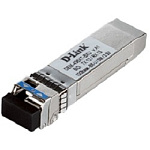 1359416 D-Link DEM-436XT-BXU/A1A PROJ WDM трансивер SFP+ с 1 портом 10GBase-BX-U (Tx:1270 нм, Rx:1330 нм) для одномодового оптического кабеля (до 20 км, разъе