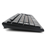 1857506 Гарнизон Комплект клавиатура + мышь GKS-150, беспроводная, бчерный, 2.4 ГГц, 1000 DPI, USB, з кл + колесо-кнопка, nano-приемник}