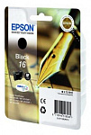 1123436 Картридж струйный Epson T1621 C13T16214012 черный (175стр.) (5.4мл) для Epson WF-2010/2520/2530/2540