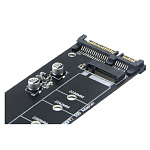 11040724 Cablexpert Адаптер для SSD M.2 SATA в разъем SATA, коробка (EE18-M2S3PCB-02)