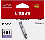1010573 Картридж струйный Canon CLI-481 PB 2102C001 фото голубой (5.6мл) для Canon Pixma TS8140TS/TS9140
