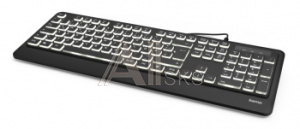 1402927 Клавиатура Hama KC-550 черный USB LED
