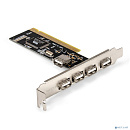 Exegate EX281227RUS Контроллер EXE-352 PCI v2.2, 4*USB2.0 ext. + 1*USB2.0 int., VIA Labs Chipset VT6212L