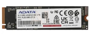 3212366 SSD жесткий диск M.2 2280 2TB ALEG-960-2TCS ADATA