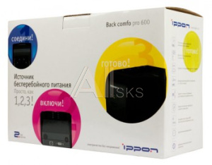 632582 Источник бесперебойного питания Ippon Back Comfo Pro New 600 360Вт 600ВА