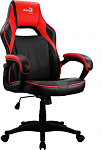 1105096 Кресло игровое Aerocool AС40C AIR черный/красный сиденье черный/красный полиуретан крестов.