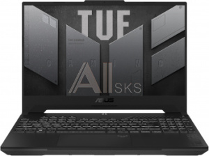 1924206 Ноутбук Asus TUF Gaming A15 FA507NV-LP023 Ryzen 7 7735HS 16Gb SSD512Gb NVIDIA GeForce RTX4060 8Gb 15.6" IPS FHD (1920x1080) noOS grey WiFi BT Cam (90N
