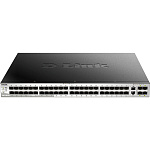 1000679767 Коммутатор/ DGS-3130-54S Managed L3 Stackable Switch 48x1000Base-X SFP, 2x10GBase-T, 4x10GBase-X SFP+, CLI, 1000Base-T Management, RJ45 Console, USB,