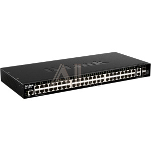 1857423 Коммутатор D-Link SMB D-Link DGS-1520-52/A1A Управляемый L3 стекируемый с 48 портами 10/100/1000Base-T, 2 портами 10GBase-T и 2 портами 10GBase-X SFP+