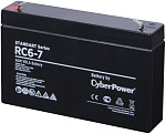 1000527450 Аккумуляторная батарея SS CyberPower RC 6-7 / 6 В 7 Ач Battery CyberPower Standart series RС 6-7, voltage 6V, capacity (discharge 20 h) 7Ah, max.