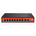 WI-PS210, Коммутатор неуправляемый PoE 120Вт, порты 8 PoE FE + 2FE, режим 250м и VLAN, Watchdog WI-PS210, Коммутатор неуправляемый PoE 120Вт, порты 8 PoE FE + 2FE, режим 250м и VLAN, Watchdog