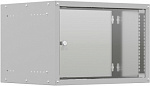 Шкаф коммутационный NTSS (NTSS-WL6U5535GS) настенный 6U 550x350мм пер.дв.стекл несъемн.бок.пан. 30кг серый 270мм 8.3кг 110град. 370мм IP20 укомплектов