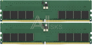 2001522 Память DDR5 2x32GB 4800MHz Kingston KVR48U40BD8K2-64 Valueram RTL PC5-38400 CL40 DIMM 288-pin 1.1В dual rank Ret