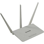1386851 TENDA F3 Wi-Fi маршрутизатор стандарта N300 3 внешние антенны 5dBi, 1-port 10/100Mbps WAN, 3-ports 10/100Mbps LAN