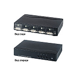 115367 SC&T DS04A Коммутатор DVI- и стерео аудиосигналов, 4 входа (4х DVI-I, 4х TRS 3
