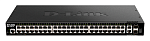 D-Link DGS-1520-52/A1A, PROJ Managed L3 Stackable Switch 48x1000Base-T, 2x10GBase-T, 2x10GBase-T, 2x10GBase-X SFP+, CLI, 1000Base-T Management, RJ45 C