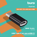 488063 Переходник Buro BHP RET TPC-MCR micro USB (f)-USB Type-C (m) черный