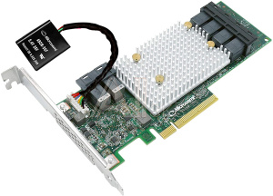 1000451314 Контроллер ADAPTEC жестких дисков Microsemi SmartRAID 3101-4i Single, 4 internal port,PCIe Gen3,x8,1 GB DDR4,RAID 0/1/10,RAID 5/6/50/60,FlexConfig