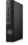 1631695 ПК Dell Optiplex 3080 Micro i3 10105T (3) 16Gb SSD256Gb UHDG 630 Linux Ubuntu GbitEth WiFi BT 65W клавиатура мышь черный