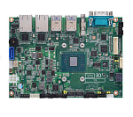 Одноплатный компьютер CAPA312HGGA-N4200, формат 3.5", процессор Intel Pentium N4200 (2.5 ГГц), 1x DDR3L SO-DIMM, HDMI/LVDS, 2x LAN, 4x COM, 4x USB 3.0